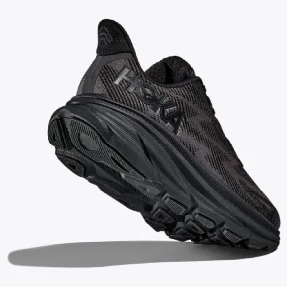 Hoka One One Women's Clifton 9 Running Shoes Black Size 8B - Picture 4 of 12